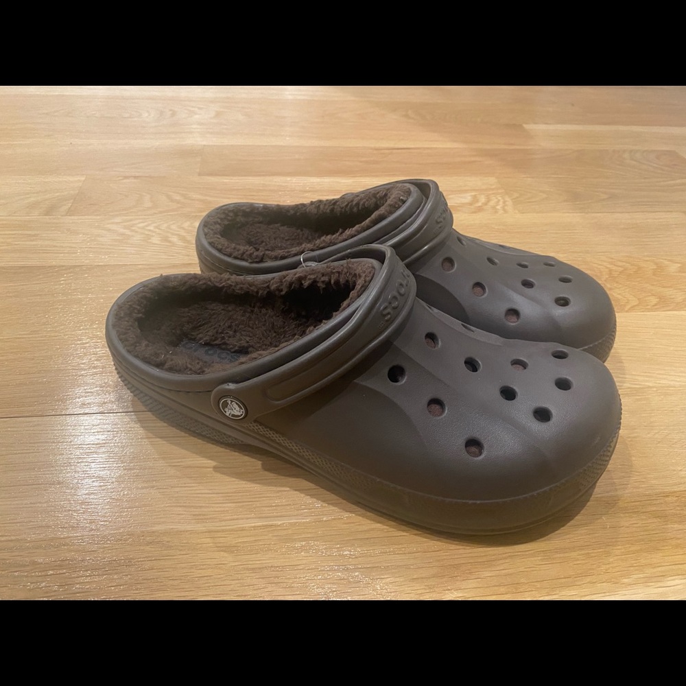 Crocs Ralen Fleece Lined Clogs Unisex 90310 Brown